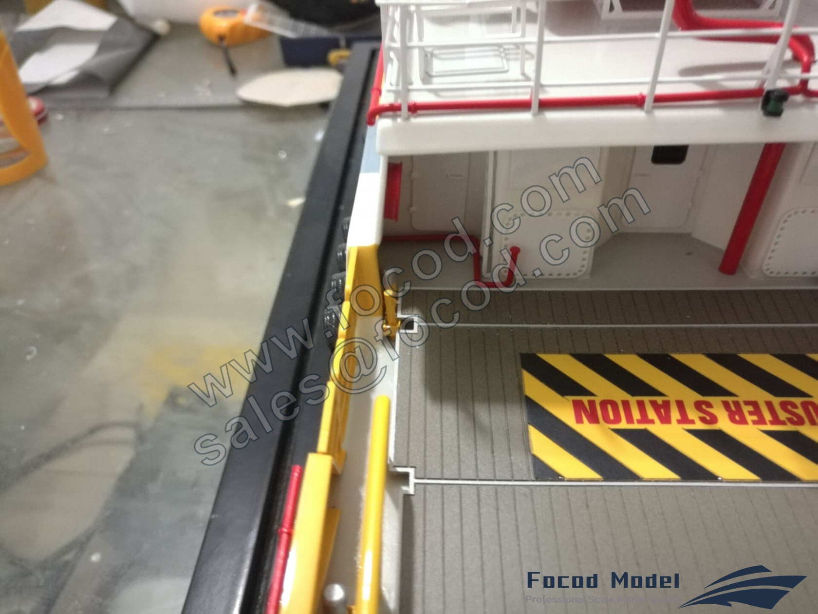 customized model of 40m Crewboat